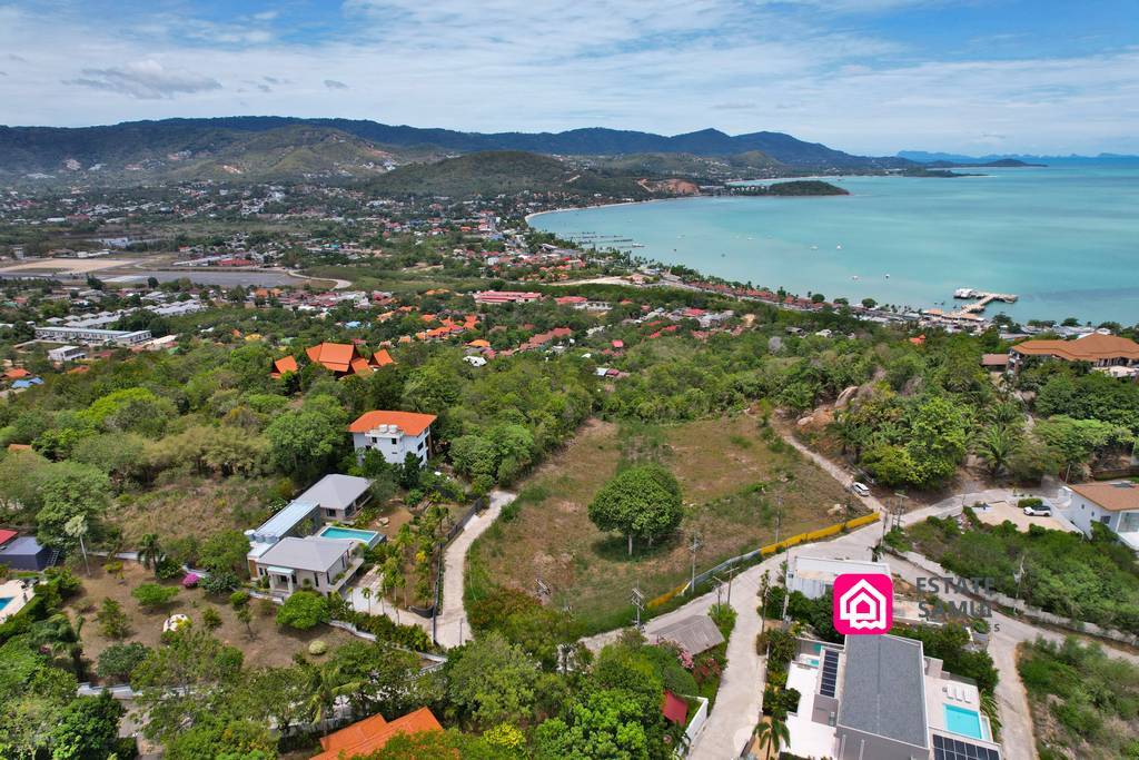 sunset sea view land for sale, koh samui