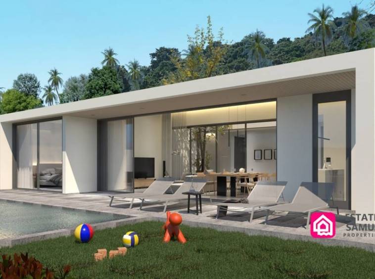 affordable modern pool villas