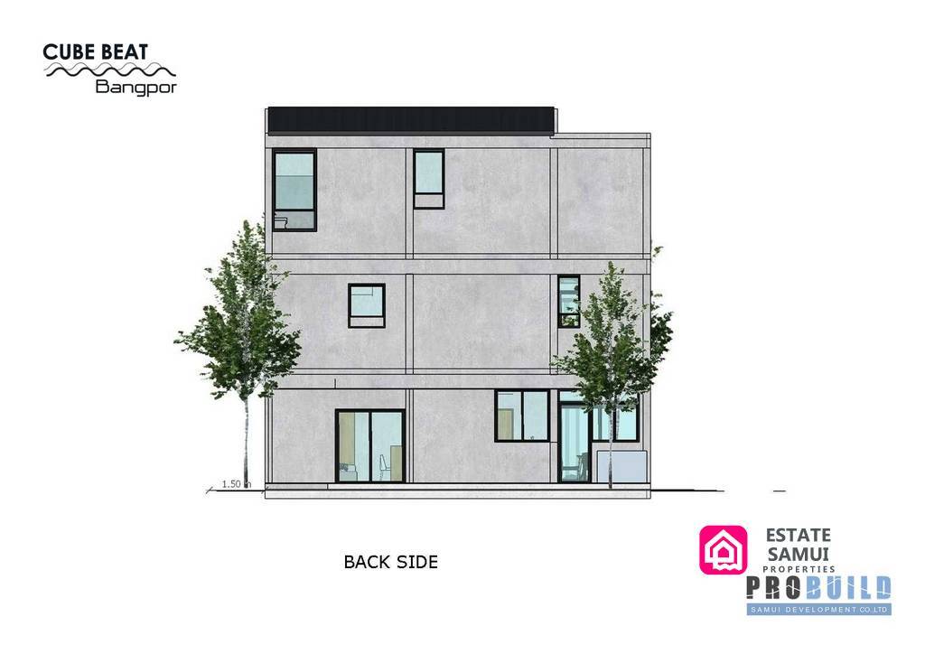 rear elevation plan