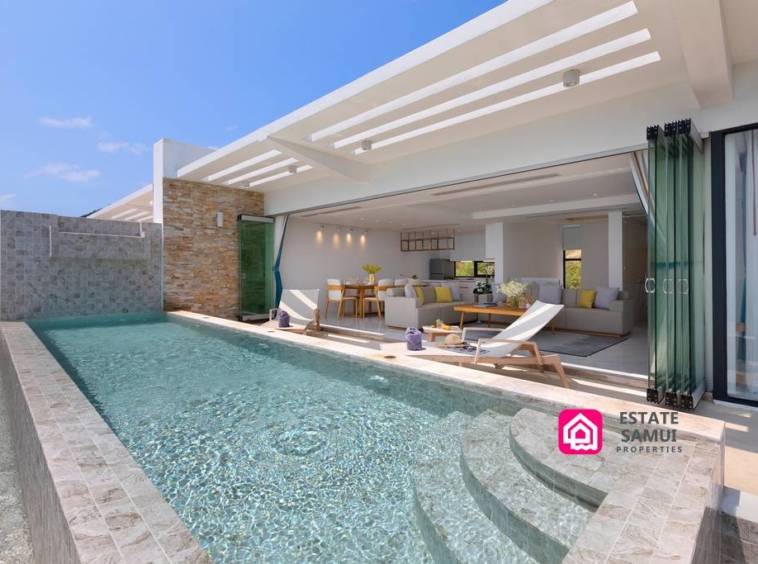 luxury duplex pool villa for sale
