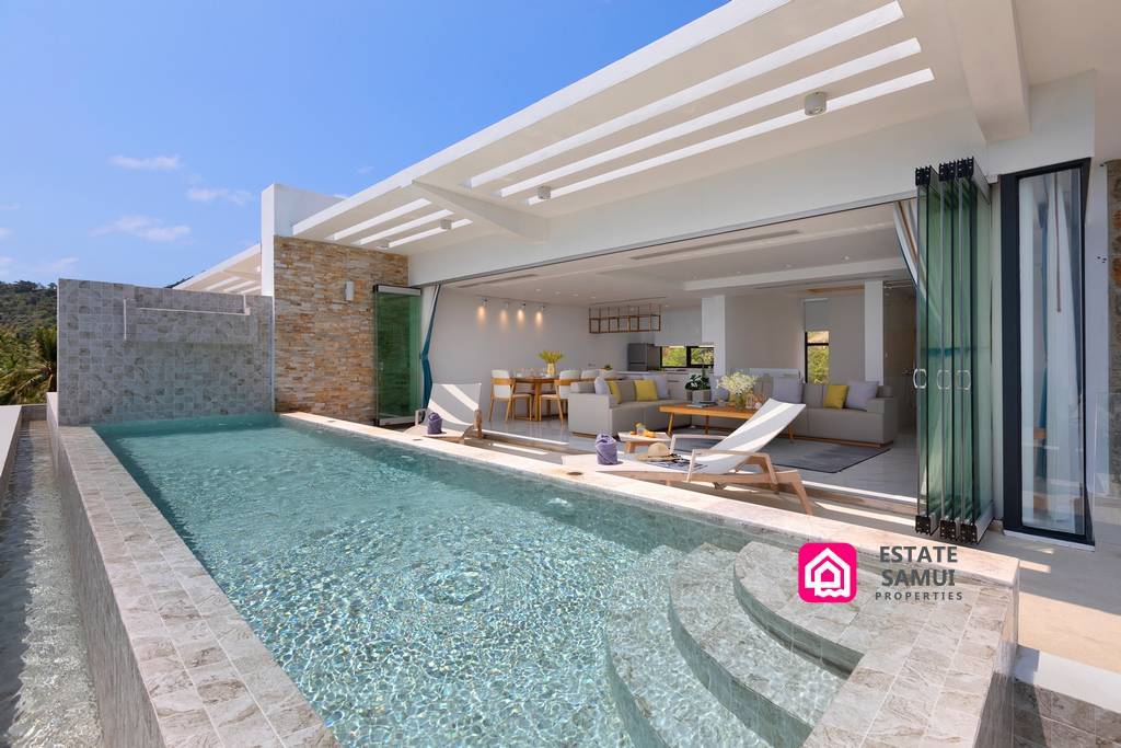 luxury duplex pool villa for sale