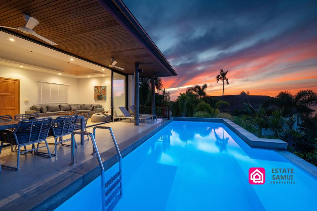 lamai sea view villa