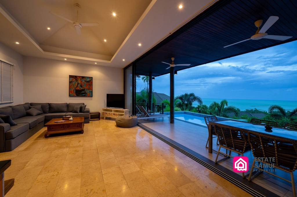 lamai sea view villa