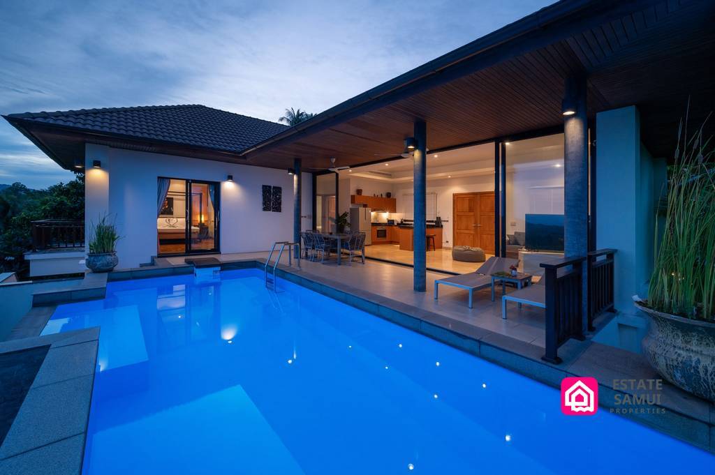 lamai sea view villa