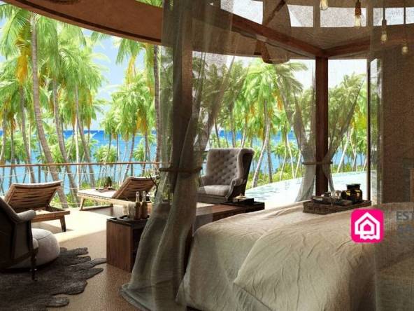 bedroom sea views