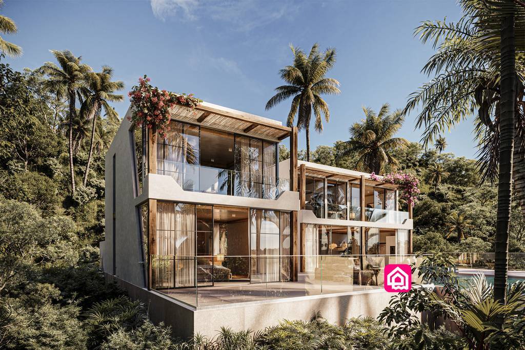 boho style villas for sale, koh samui