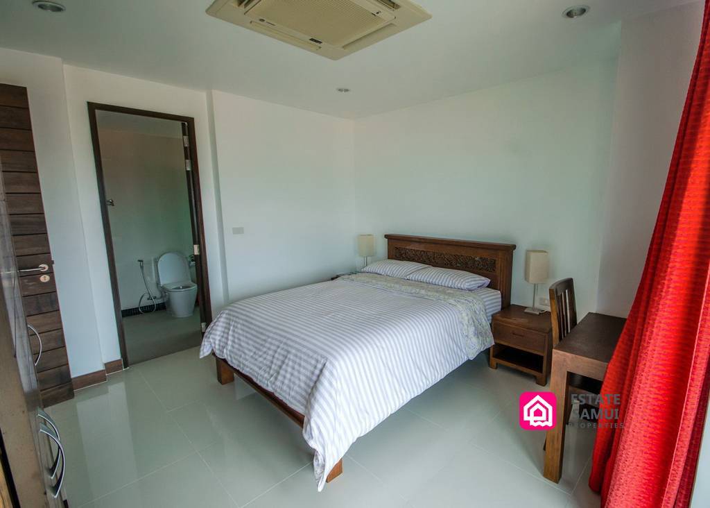 bedroom with private bathroom