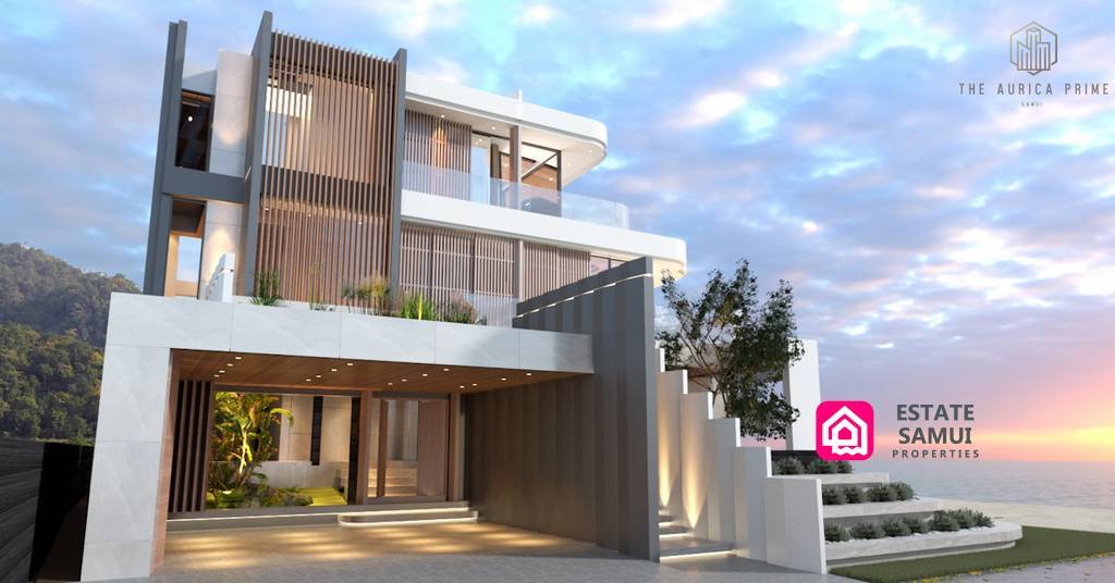 modern beach villas for sale