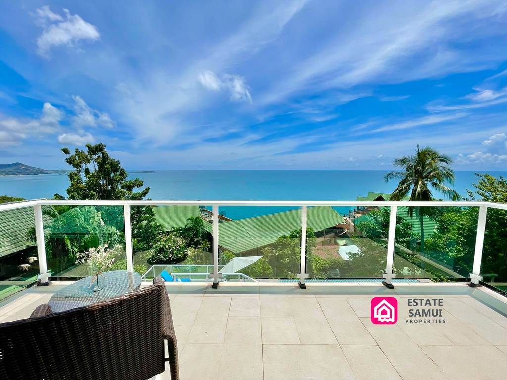 master bedroom balcony on upper floor