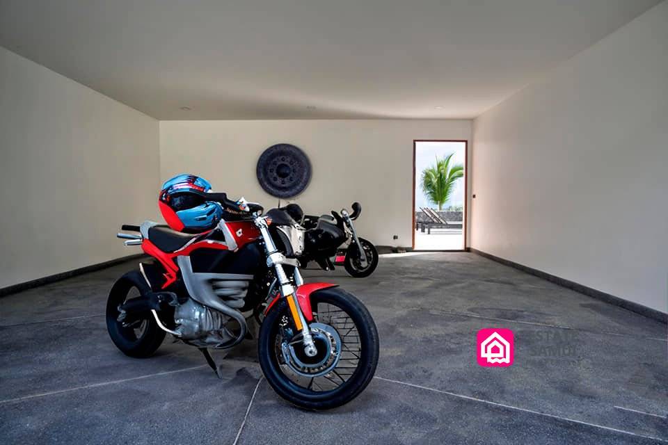 large covered car parking area