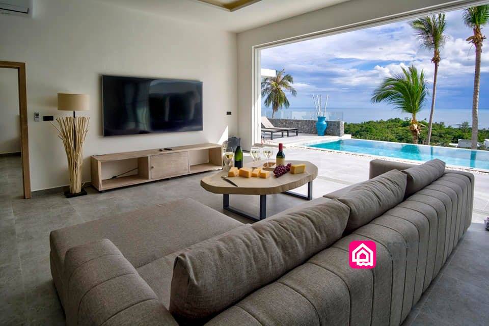 modern interior living area