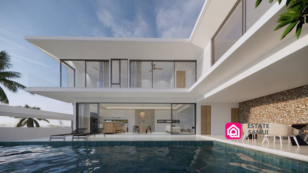 stylish pool villas for sale