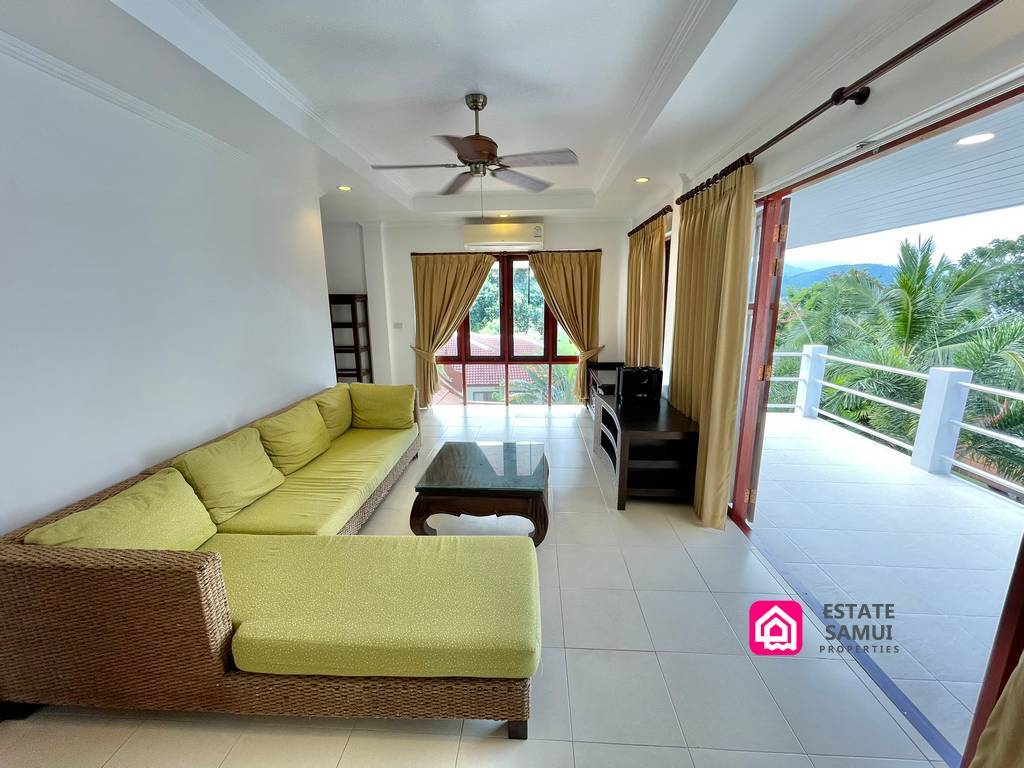 master bedroom lounge area