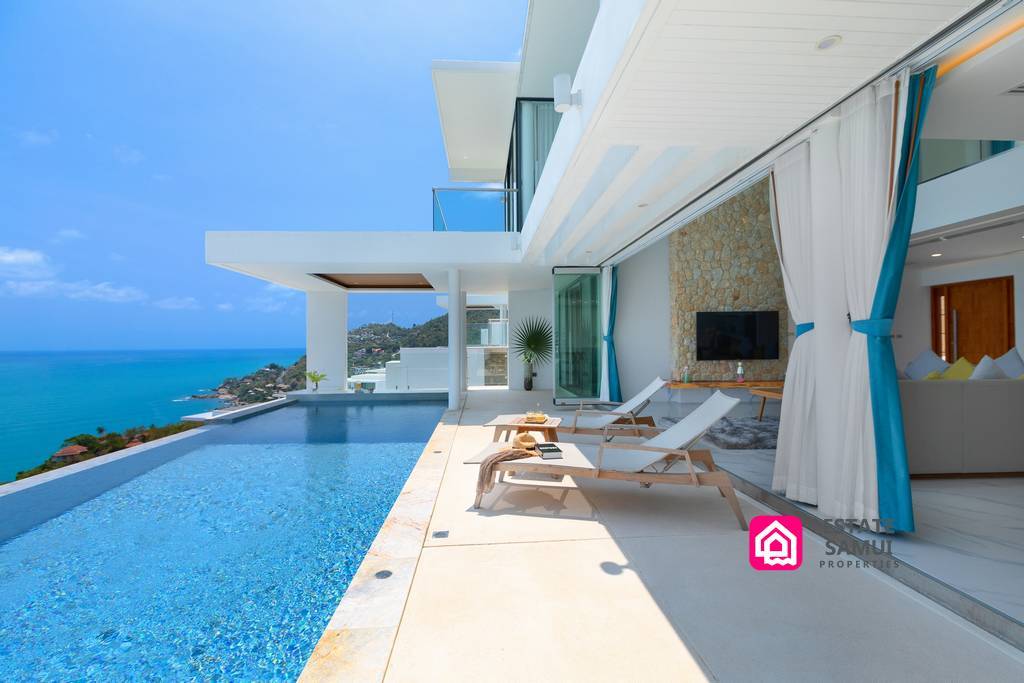stylish sea view villa