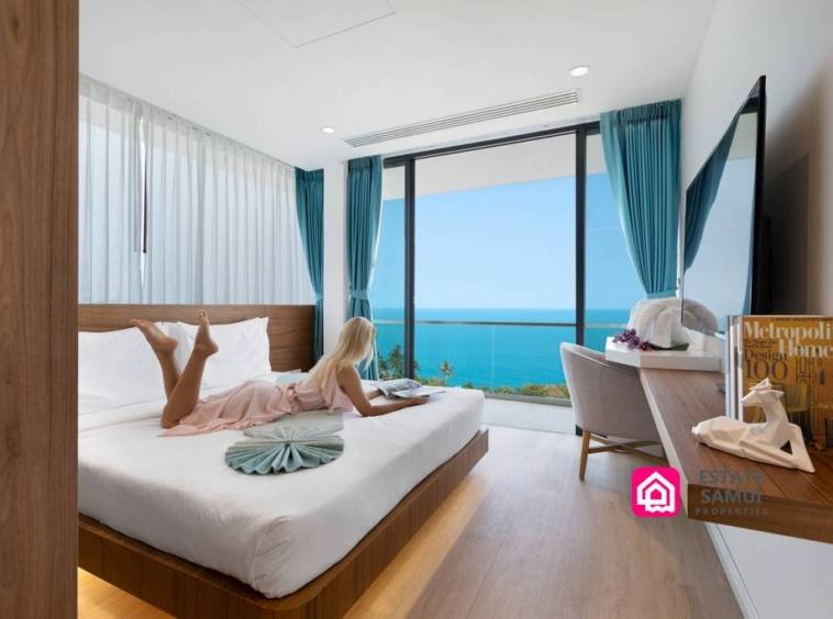 stunning sea views from the bedrooms