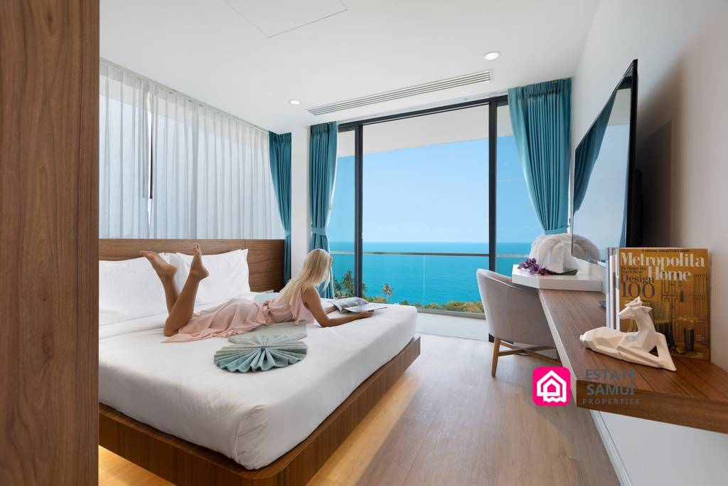 stunning sea views from the bedrooms