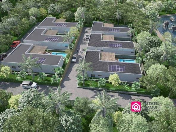modern tropical villas masterplan
