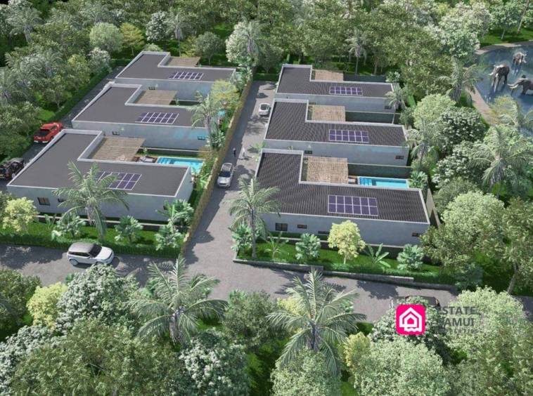 modern tropical villas masterplan