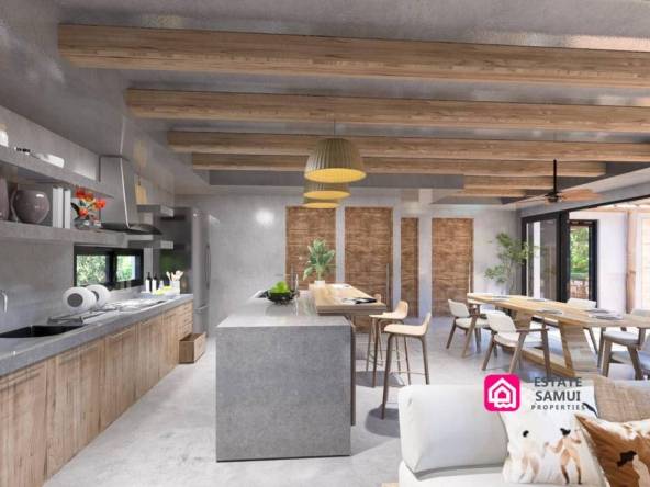 modern tropical villas masterplan