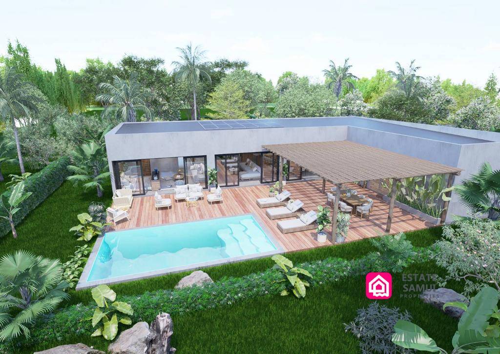 modern tropical villas for sale on Koh Samui