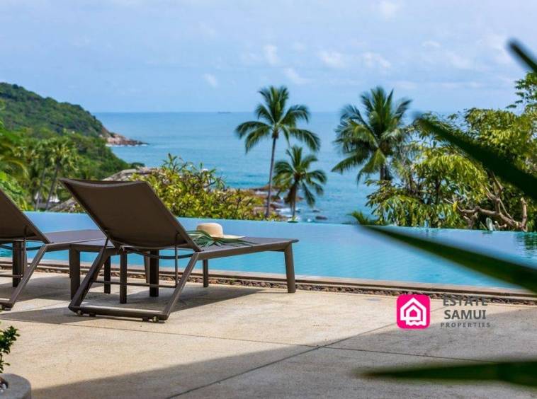 luxury ocean view villa