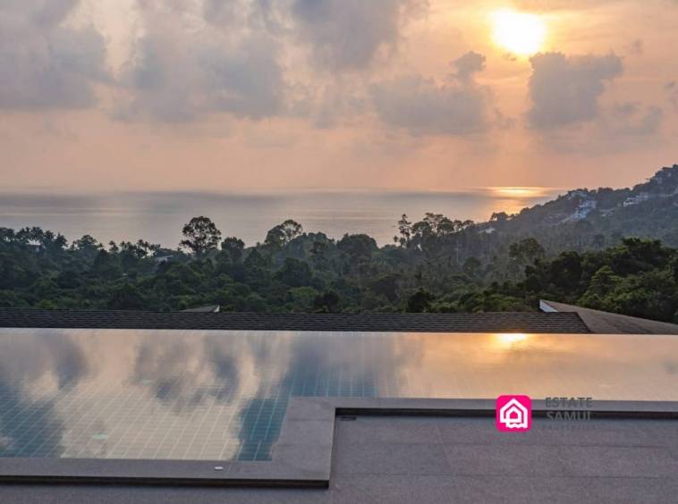 modern koh samui villa with sea views