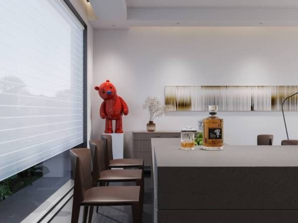 kitchen with island