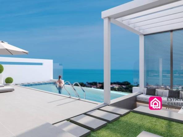 modern sea view chaweng villas