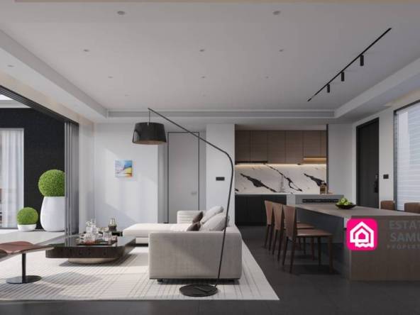 open plan interior layout