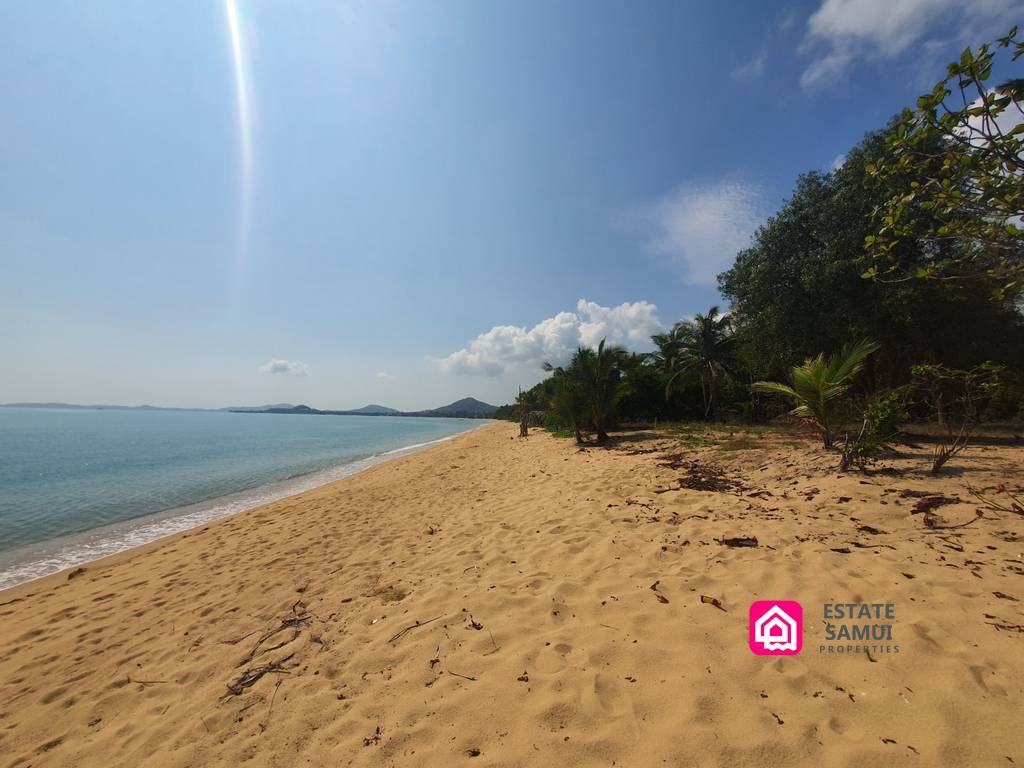 maenam beachfront land for sale