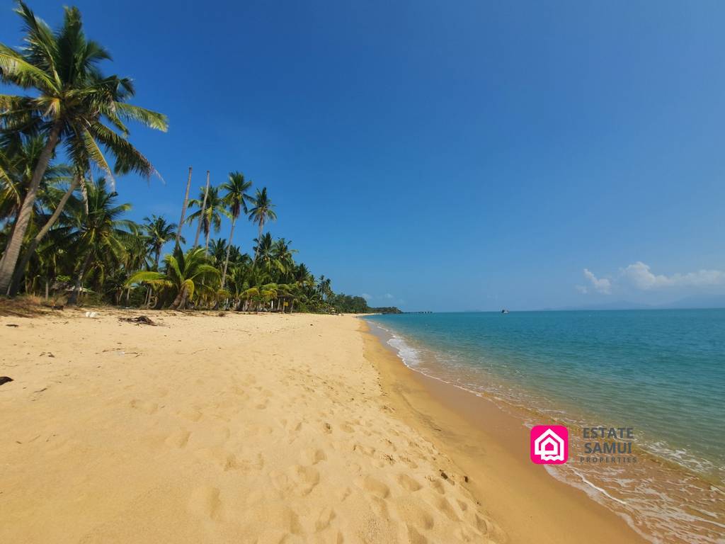 beach land plot for sale, koh samui