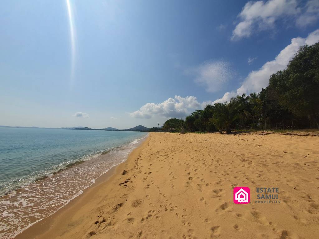 beach land plot for sale, koh samui