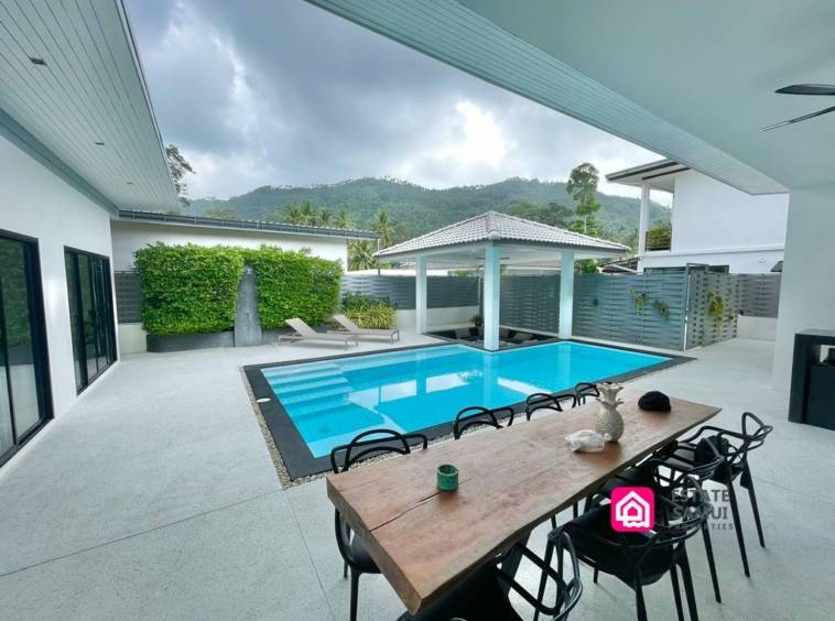 spacious pool villa for sale