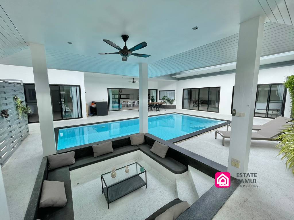spacious pool villa for sale