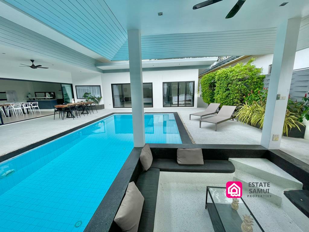 spacious pool villa for sale