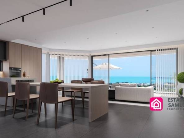 modern interiors with sea views
