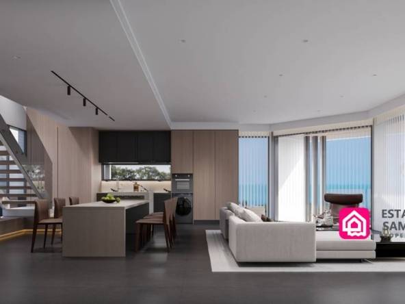 open plan modern living
