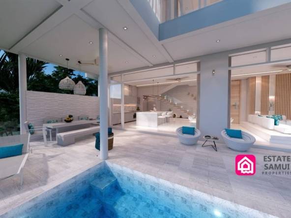 contemporary sea view villas