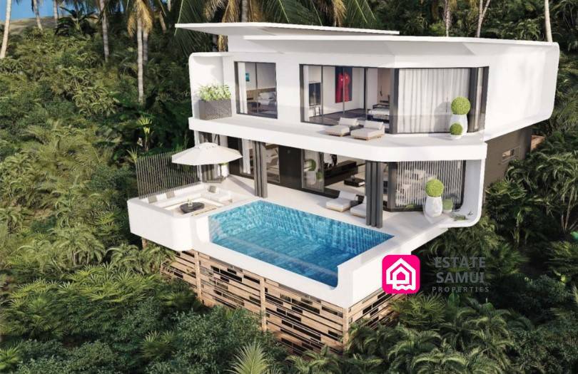 exclusive sea view villas for sale, koh samui