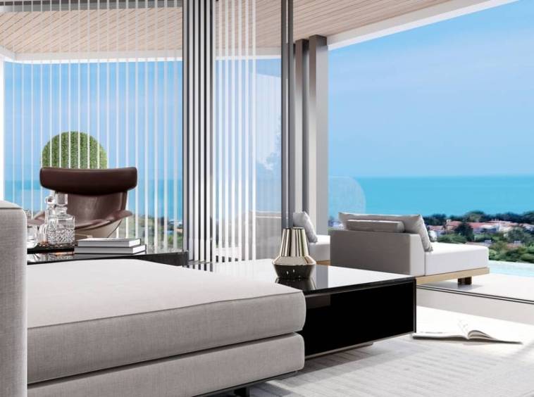 panoramic sea views from every room