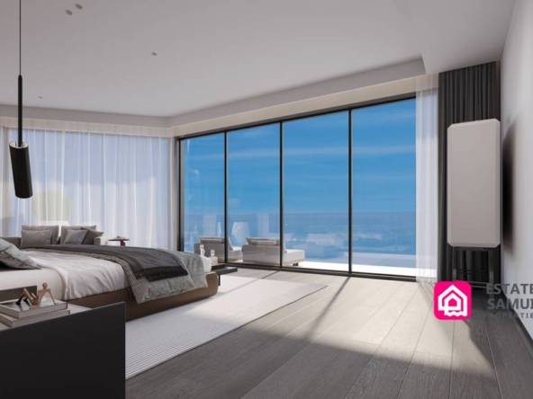 bedroom sea views