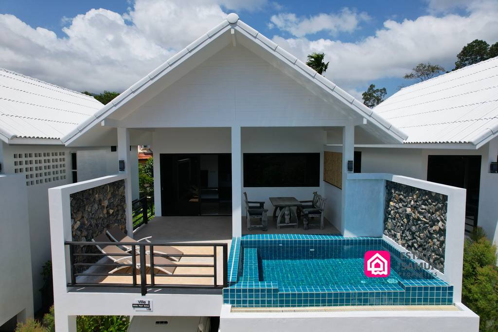 plunge pool bungalows, long term rental, koh samui