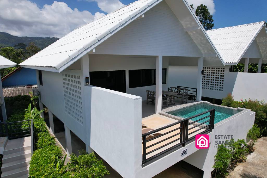 modern bungalows with plunge pool