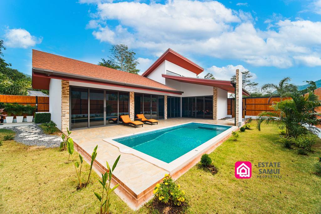 modern lamai villas for sale, koh samui