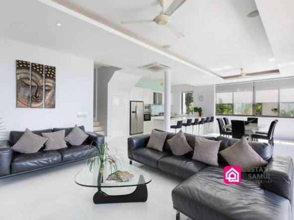 open plan modern living