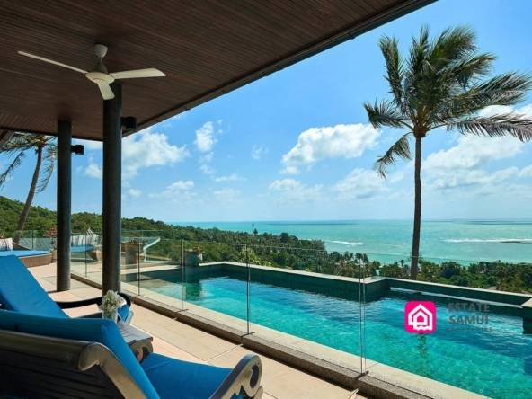 elegant sea view villa