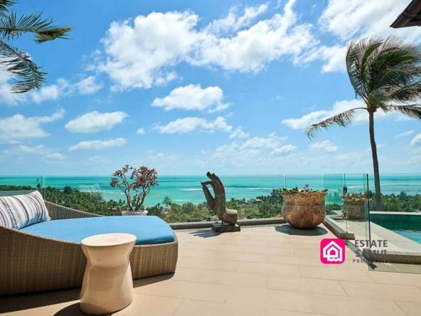 sea view pool terrace