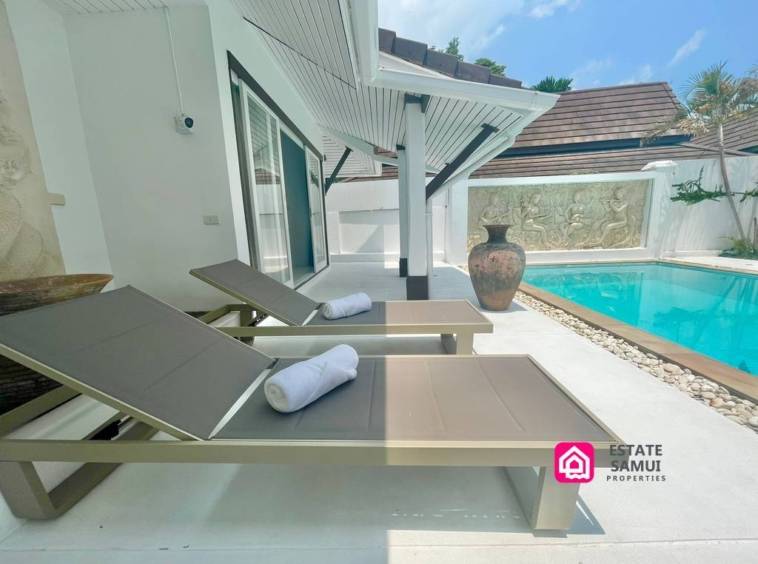private pool villa, long term rental, koh samui