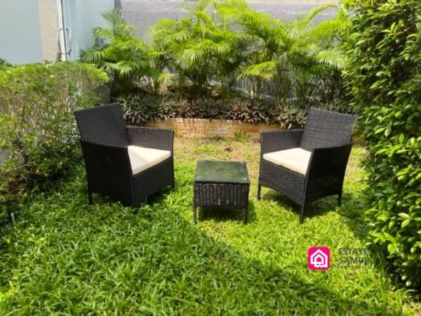 private garden area
