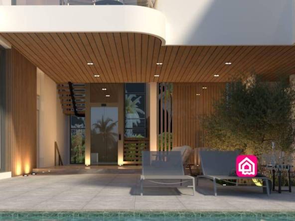 covered outdoor social area